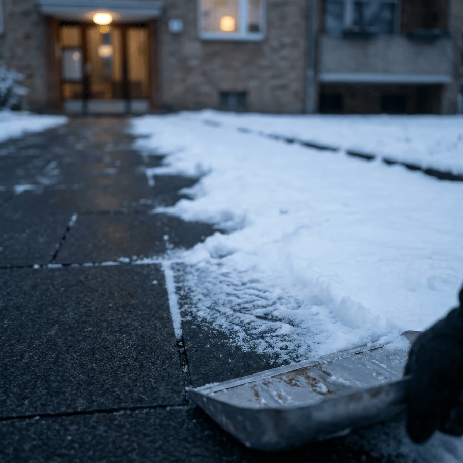 Winterdienst für Wege und Eingänge in Berlin